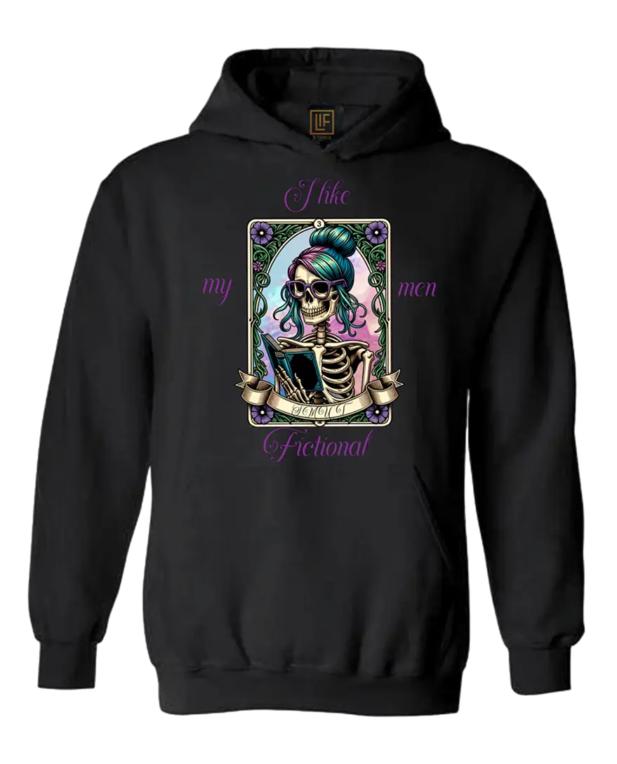 Fictional Men Hoodie - Literary Fantasy