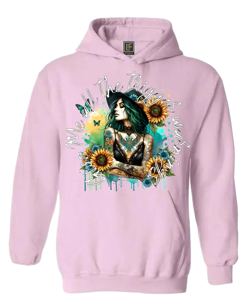 Trigger Warning Hoodie - Literary Fantasy