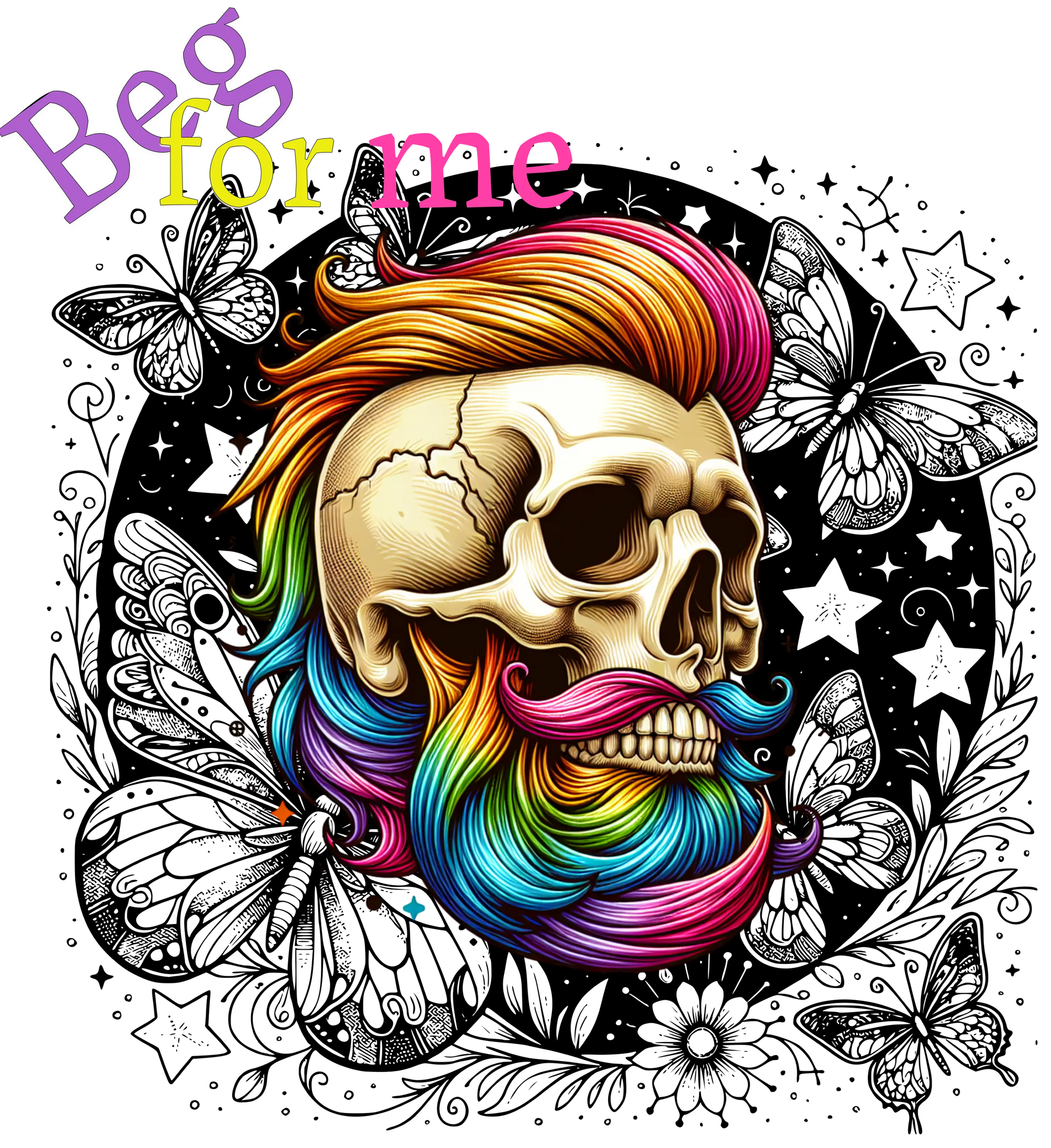 Beg Bearded Hoodie - Literary Fantasy