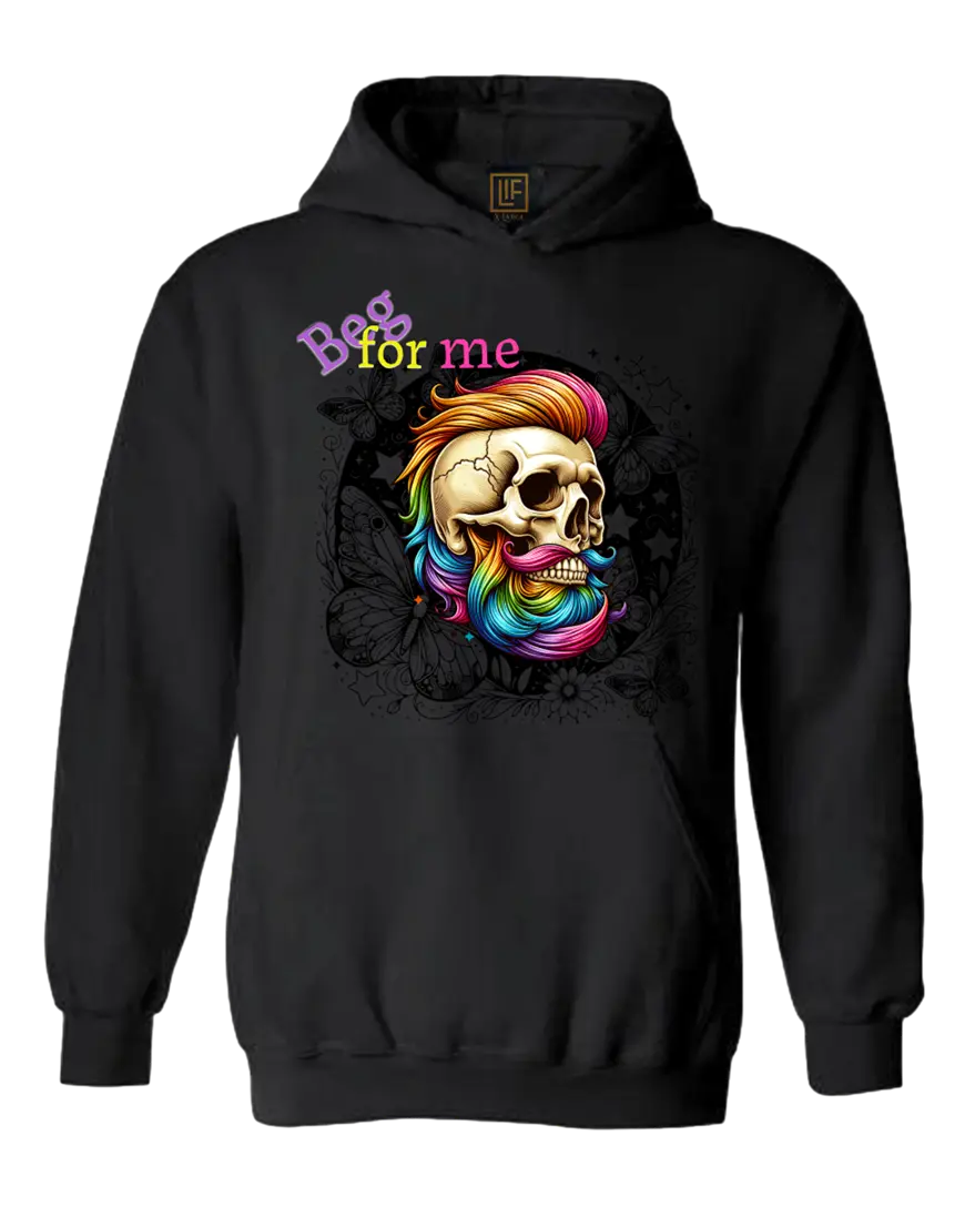 Beg Bearded Hoodie - Literary Fantasy