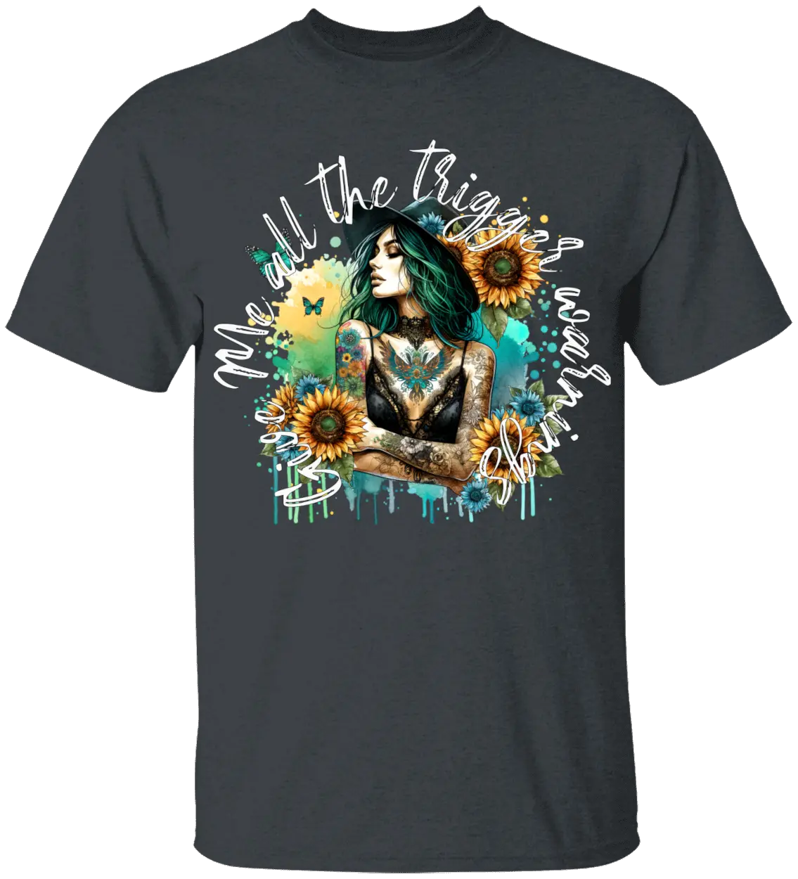 Dark Romance Trigger Warning T-Shirt - Literary Fantasy