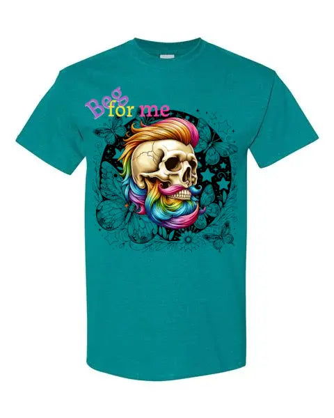 Beg Bearded Skull T-Shirt - Literary Fantasy