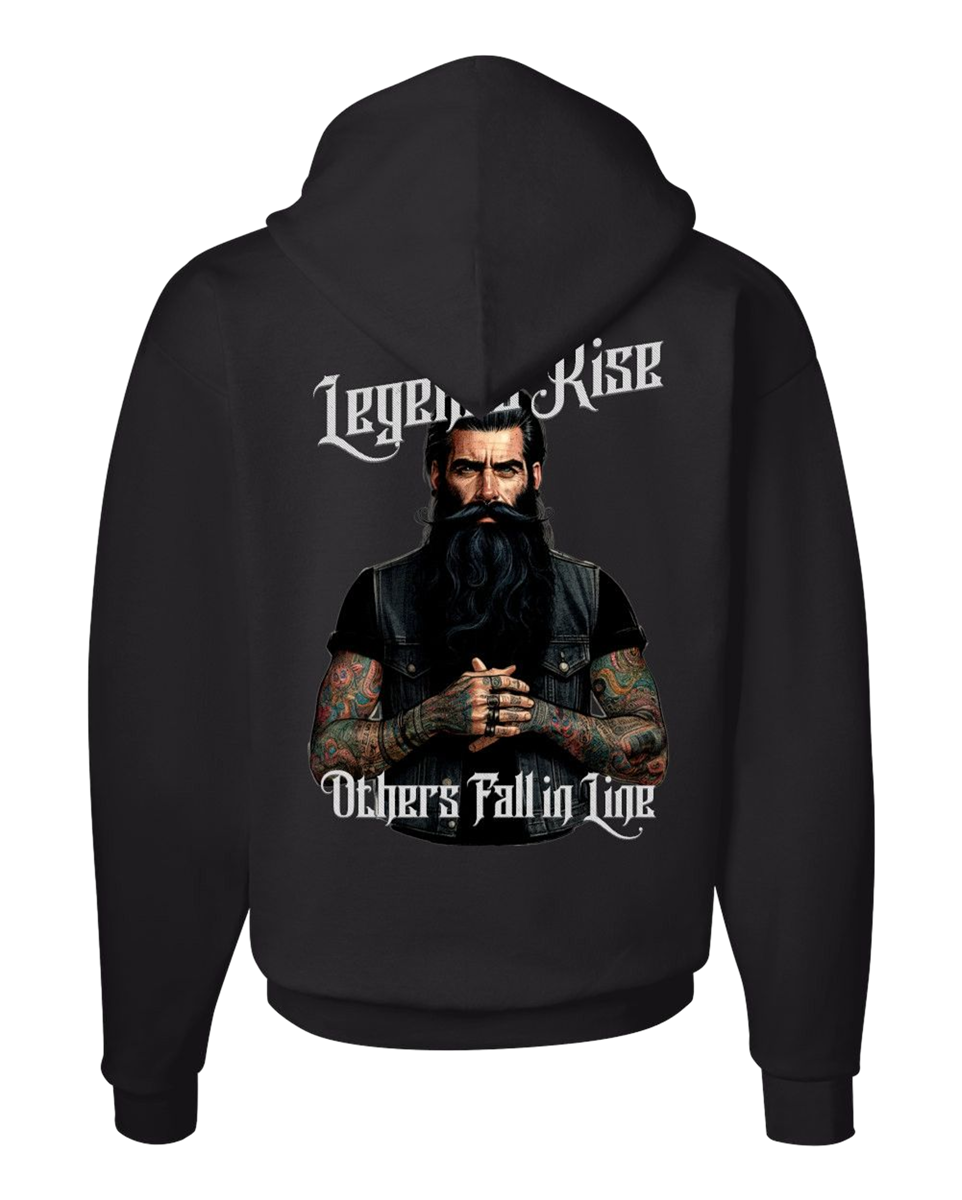 Defiant Tees Legends Rise Hoodie Literary Fantasy