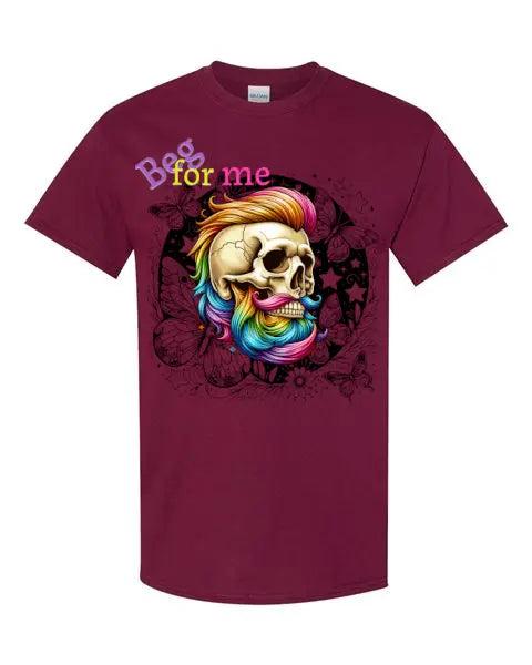 Beg Bearded Skull T-Shirt - Literary Fantasy