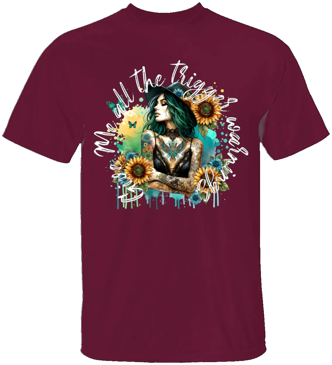 Dark Romance Trigger Warning T-Shirt - Literary Fantasy