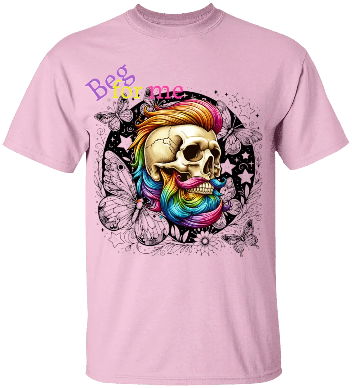 Beg Bearded Skull T-Shirt - Literary Fantasy