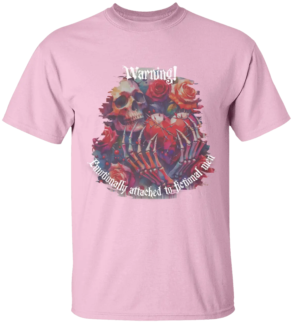 Dark Romance Warning T-Shirt Literary Fantasy