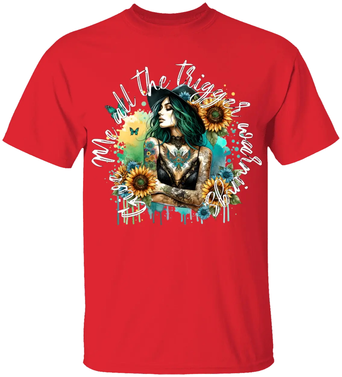 Dark Romance Trigger Warning T-Shirt - Literary Fantasy