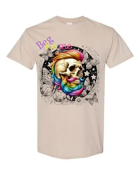 Beg Bearded Skull T-Shirt - Literary Fantasy