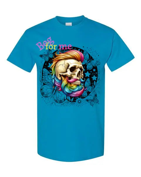 Beg Bearded Skull T-Shirt - Literary Fantasy