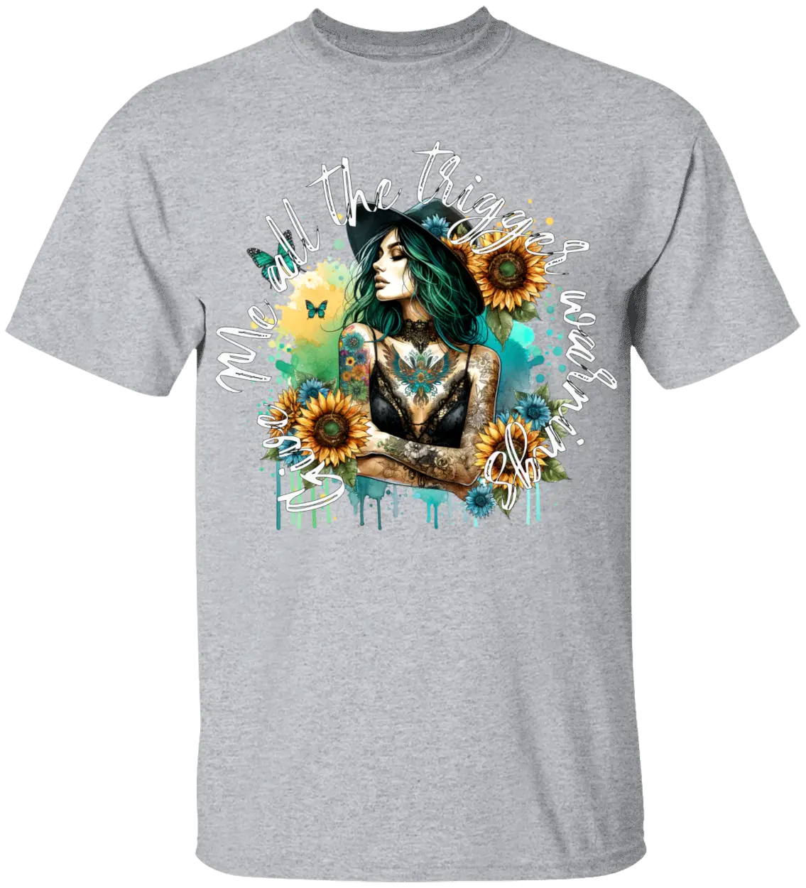 Dark Romance Trigger Warning T-Shirt - Literary Fantasy