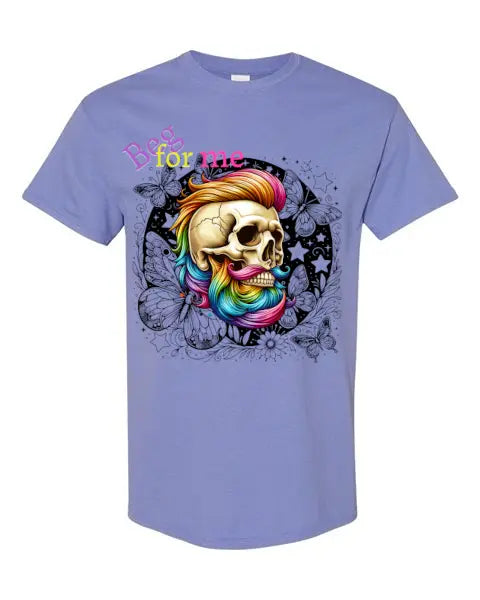 Beg Bearded Skull T-Shirt - Literary Fantasy