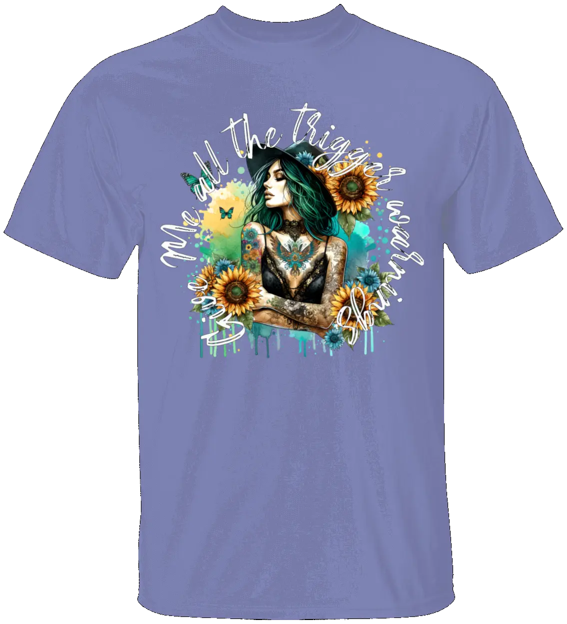Front of literary fantasy t-shirt