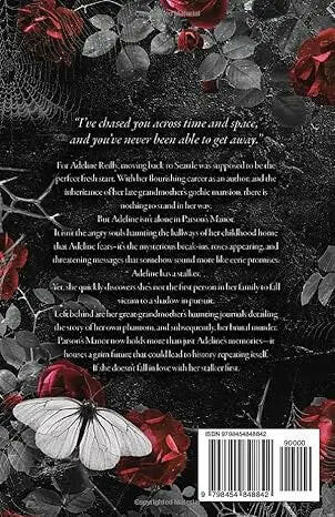 Back cover of Haunting Adeline (Cat and Mouse Duet) by H.D. Carlton - Literary Fantasy