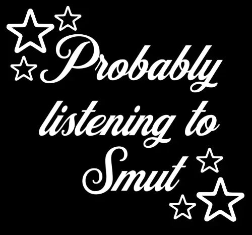 Literary Fantasy Probably Listening to Smut Sticker