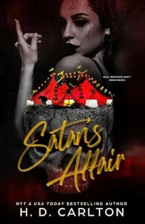 Front cover of Satan's Affair by HD Carlton Paperback - Literary Fantasy