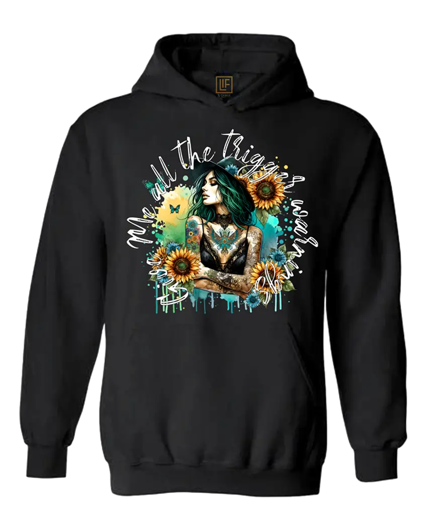 Trigger Warning Hoodie - Literary Fantasy