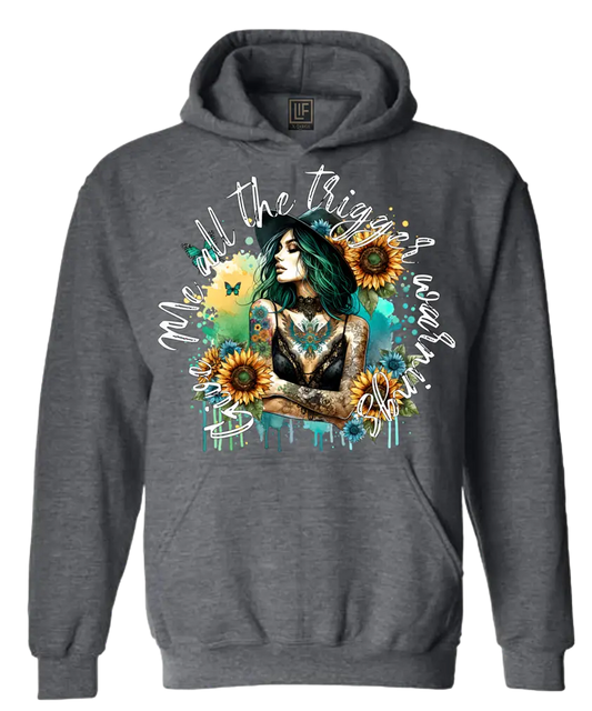Trigger Warning Hoodie - Literary Fantasy