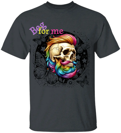 Beg Bearded Skull T-Shirt - Literary Fantasy