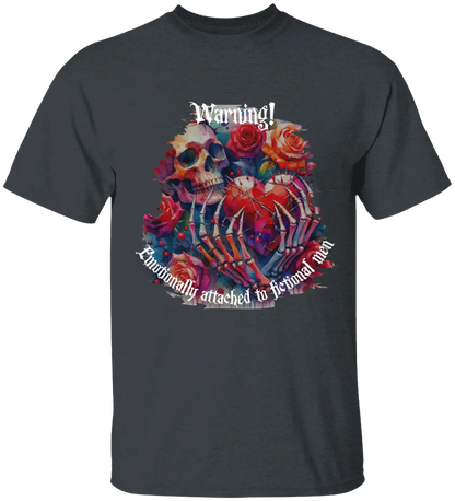 Dark Romance Warning T-Shirt Literary Fantasy