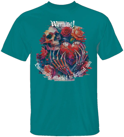 Dark Romance Warning T-Shirt Literary Fantasy