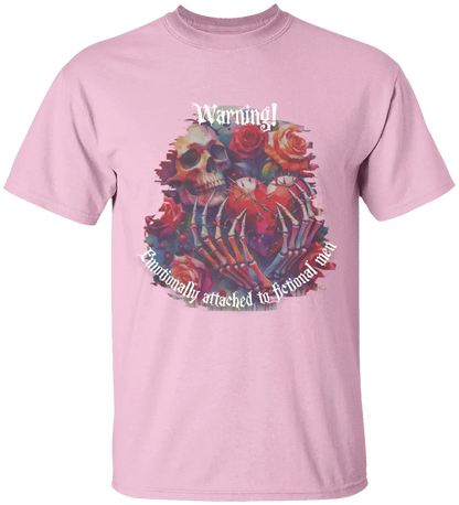 Dark Romance Warning T-Shirt Literary Fantasy
