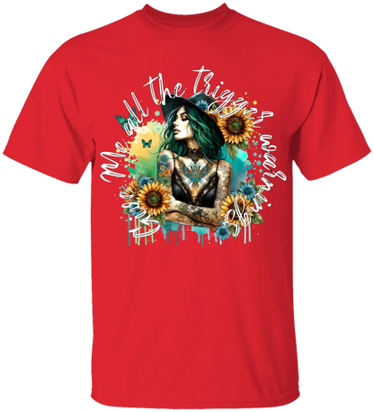 Dark Romance Trigger Warning T-Shirt - Literary Fantasy
