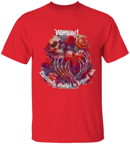 Dark Romance Warning T-Shirt Literary Fantasy