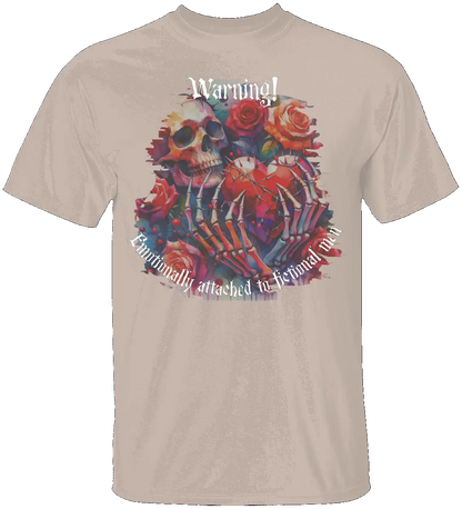 Dark Romance Warning T-Shirt Literary Fantasy