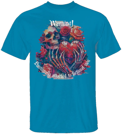 Dark Romance Warning T-Shirt Literary Fantasy