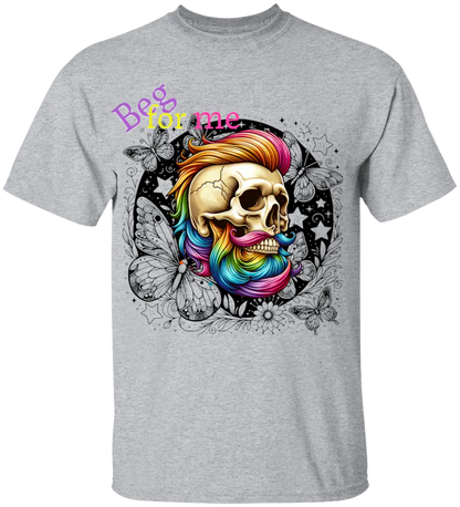 Beg Bearded Skull T-Shirt - Literary Fantasy