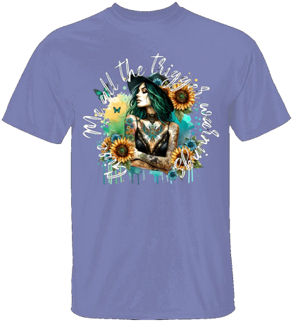 Dark Romance Trigger Warning T-Shirt - Literary Fantasy