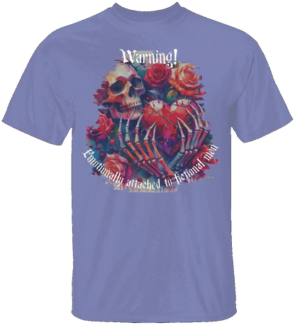 Dark Romance Warning T-Shirt Literary Fantasy
